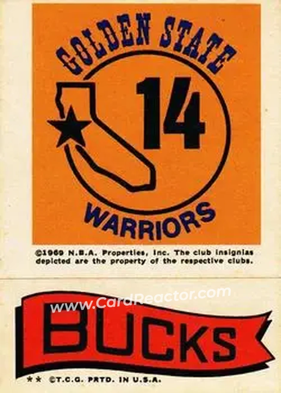1973-74 Topps - Team Stickers #NNO - Card #NNO - Front
