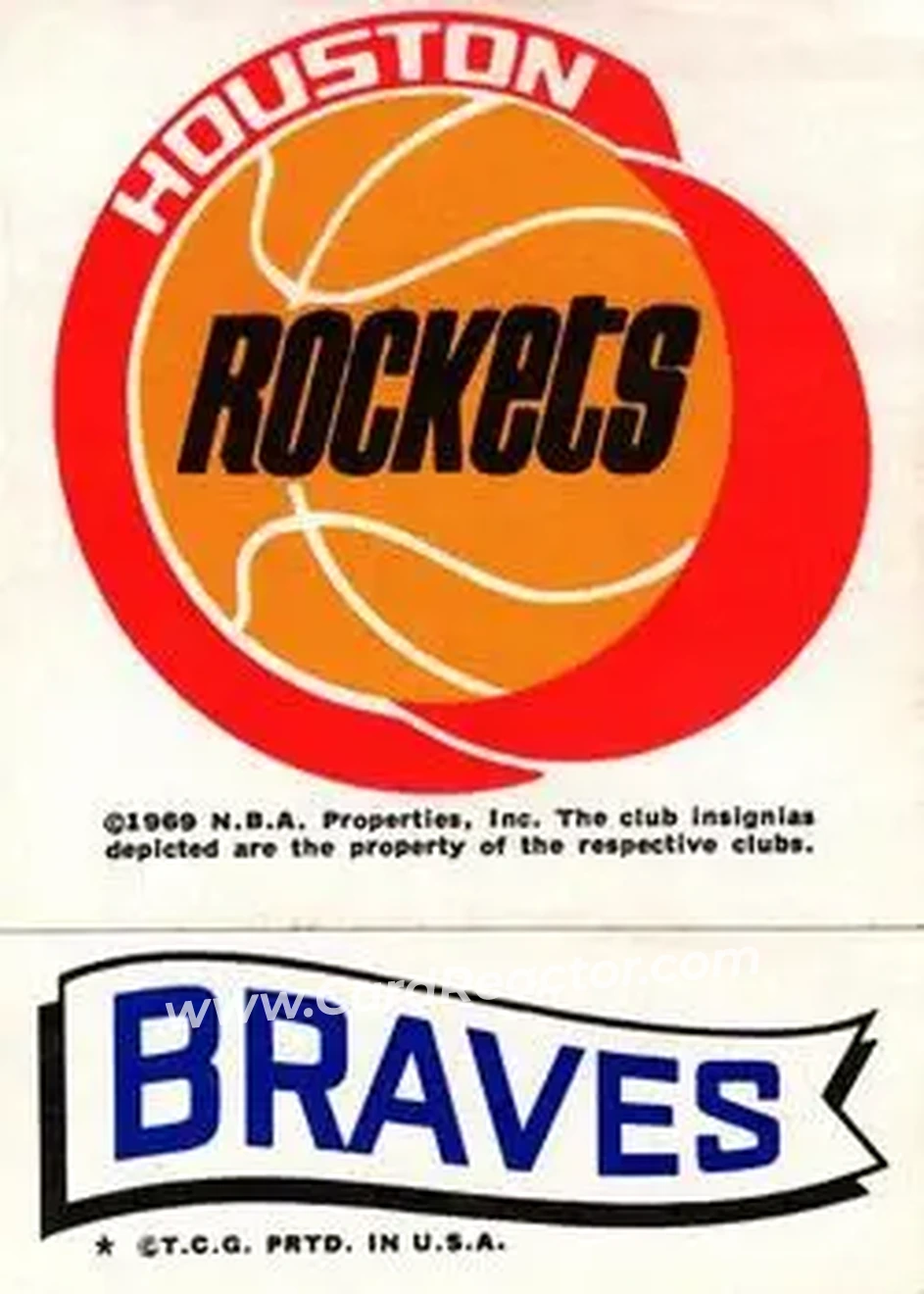 1973-74 Topps - Team Stickers #NNO - Card #NNO - Front