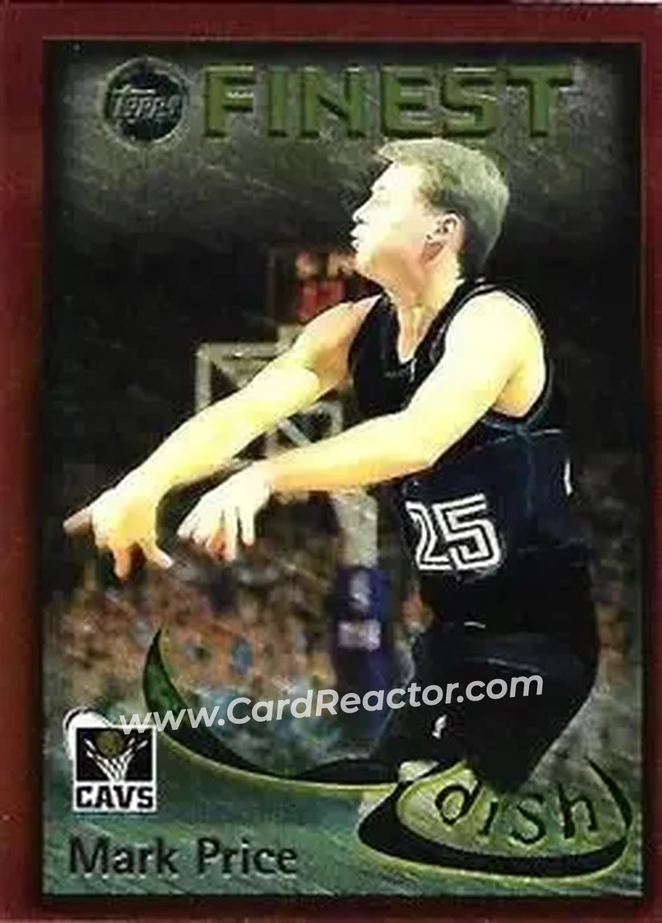 1995-96 Finest - Dish and Swish #DS5 - Card #DS5 - Cleveland Cavaliers - Front