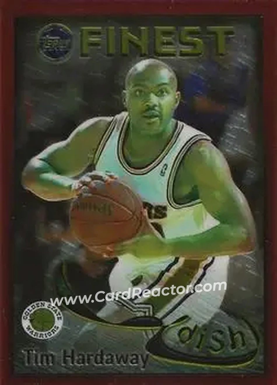 1995-96 Finest - Dish and Swish #DS9 - Card #DS9 - Golden State Warriors - Front
