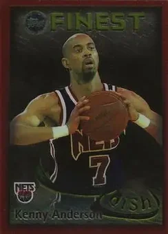 1995-96 Finest #DS17 Dish and Swish Card #DS17