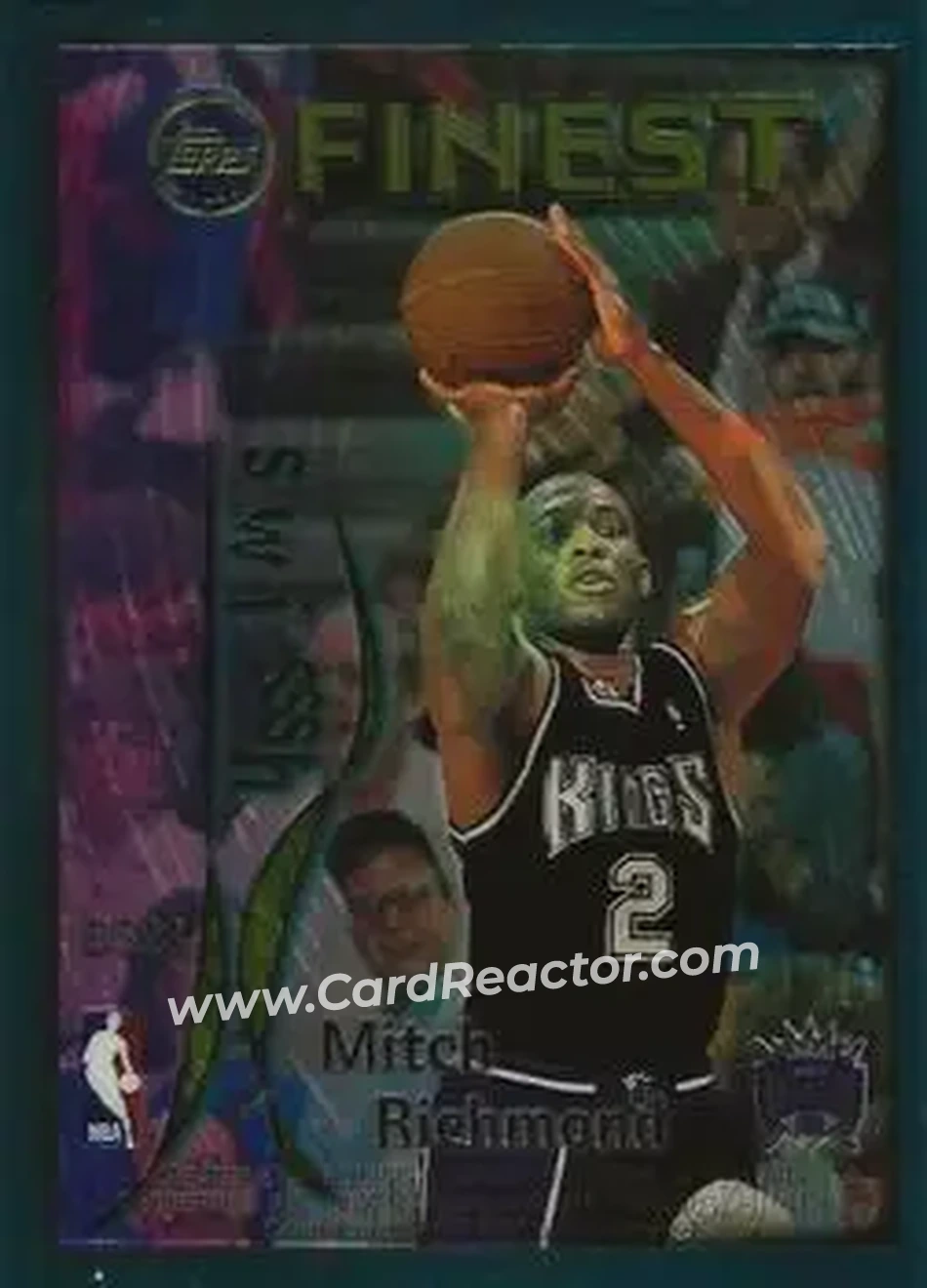 1995-96 Finest - Dish and Swish #DS23 - Card #DS23 - Sacramento Kings - Back