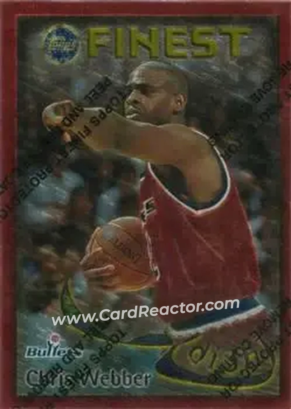 1995-96 Finest - Dish and Swish #DS29 - Card #DS29 - Washington Bullets - Front