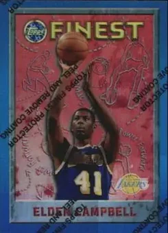 1995-96 Finest - Refractors #19 - Elden Campbell - Los Angeles Lakers