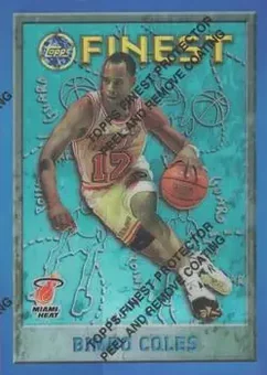 1995-96 Finest - Refractors #27 - Bimbo Coles - Miami Heat