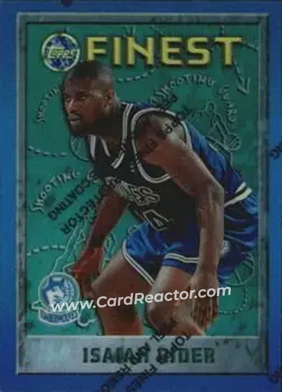 1995-96 Finest - Refractors #45 - Isaiah Rider - Minnesota Timberwolves - Front