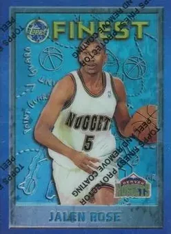 1995-96 Finest - Refractors #85 - Jalen Rose - Denver Nuggets