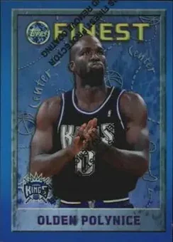 1995-96 Finest - Refractors #89 - Olden Polynice - Sacramento Kings