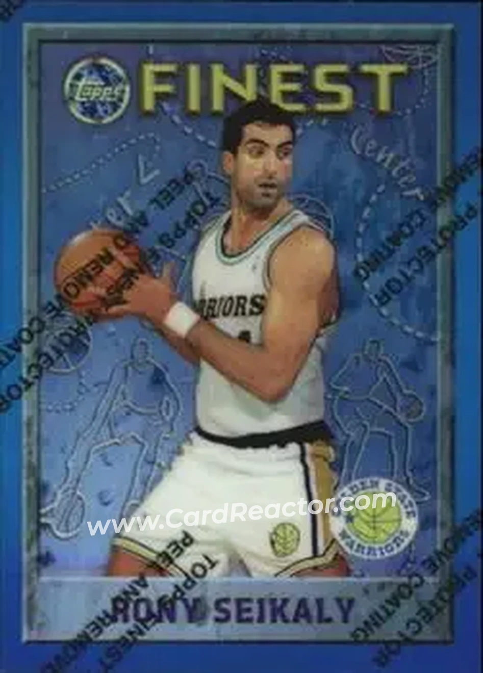 1995-96 Finest - Refractors #106 - Rony Seikaly - Golden State Warriors - Front