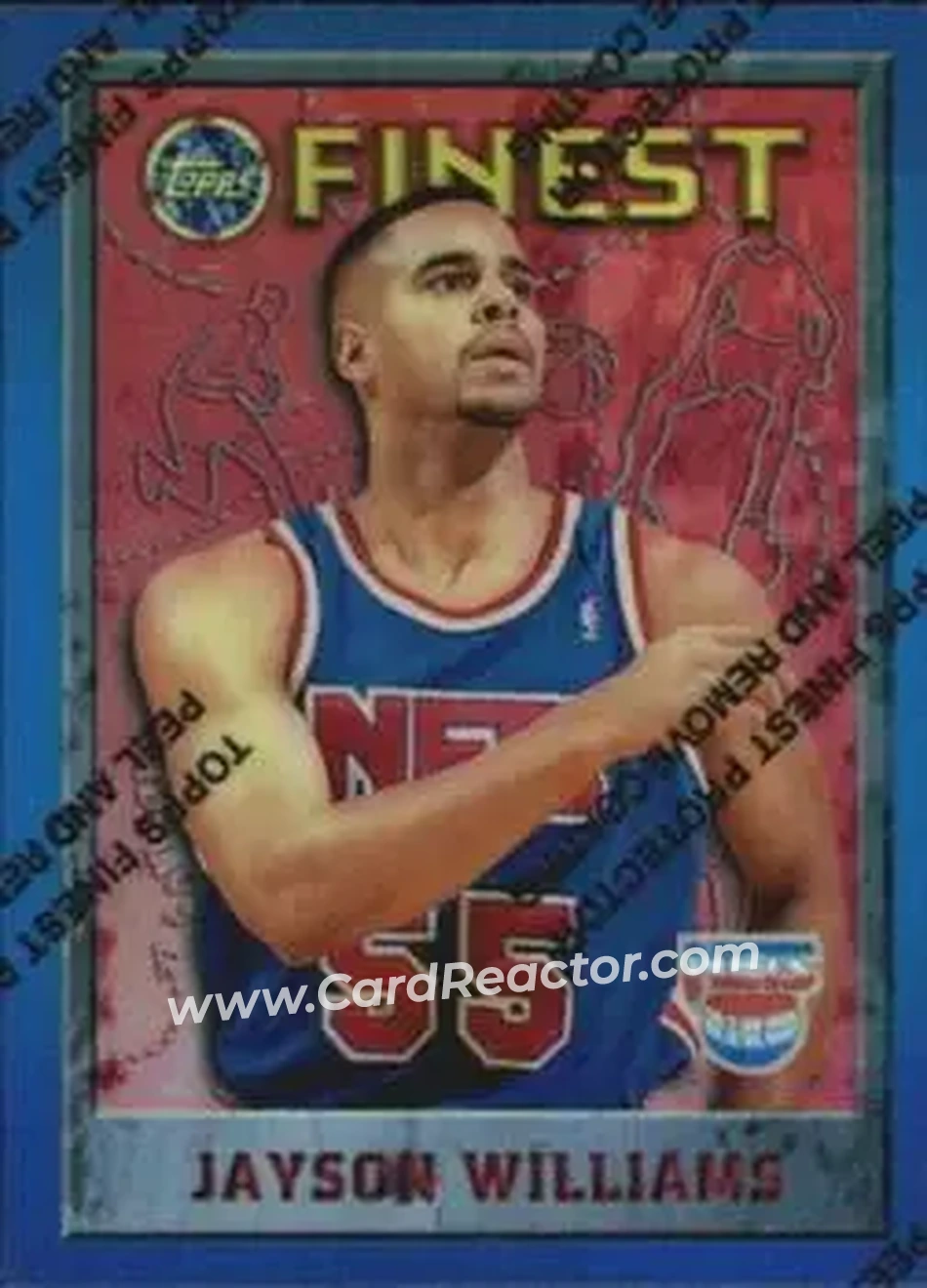 1995-96 Finest - Refractors #151 - Jayson Williams - New Jersey Nets - Front