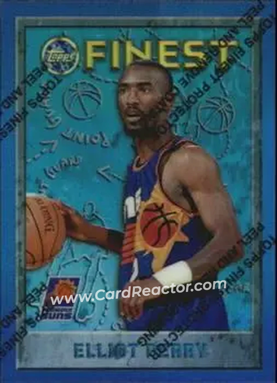 1995-96 Finest - Refractors #163 - Elliot Perry - Phoenix Suns - Front