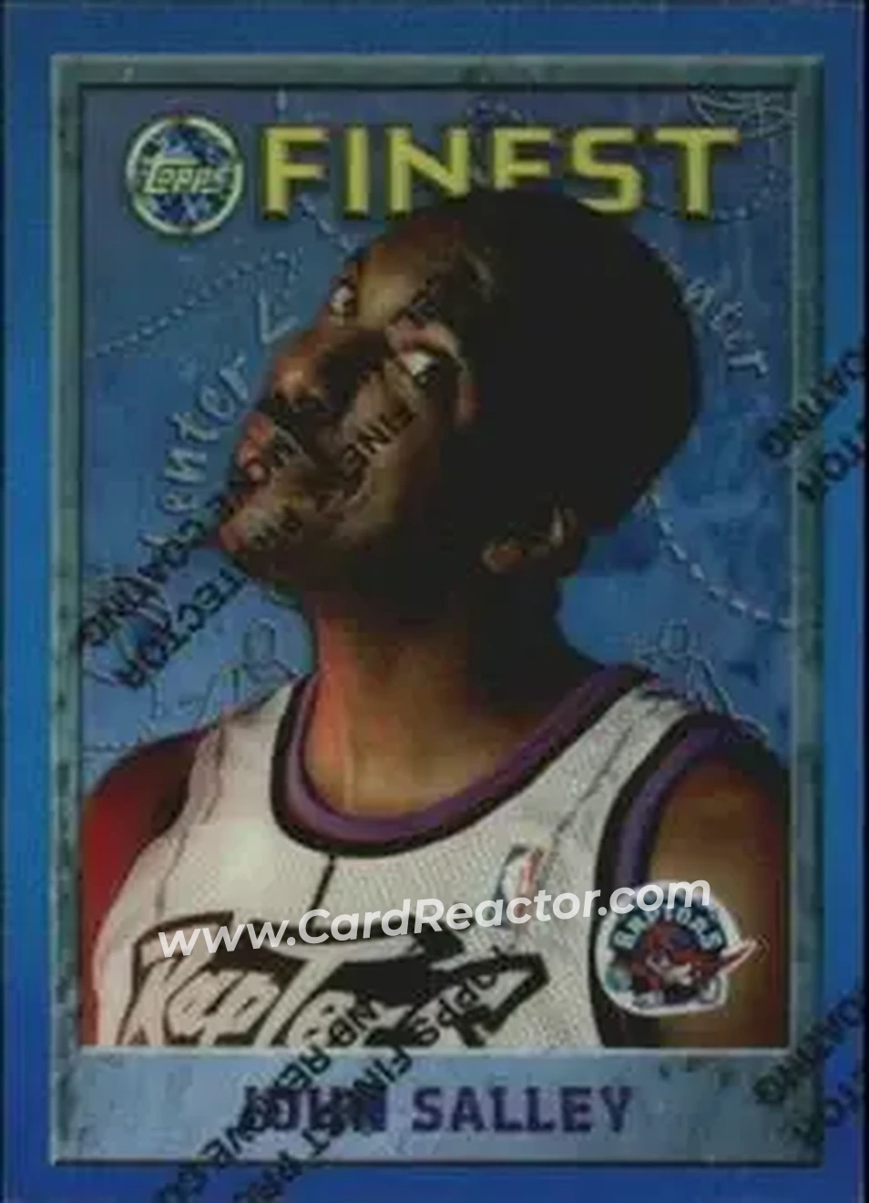 1995-96 Finest - Refractors #177 - John Salley - Toronto Raptors - Front