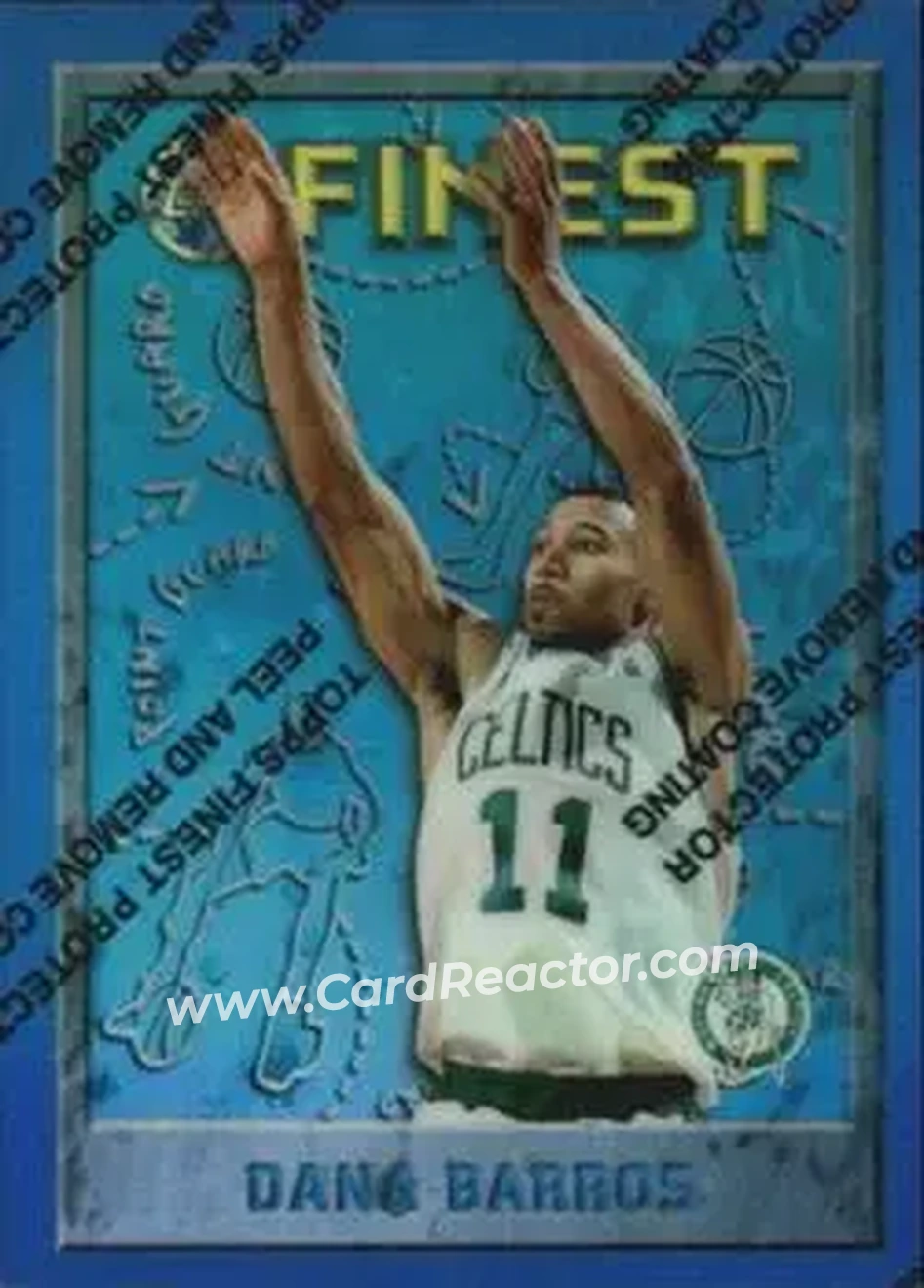 1995-96 Finest - Refractors #181 - Dana Barros - Boston Celtics - Front