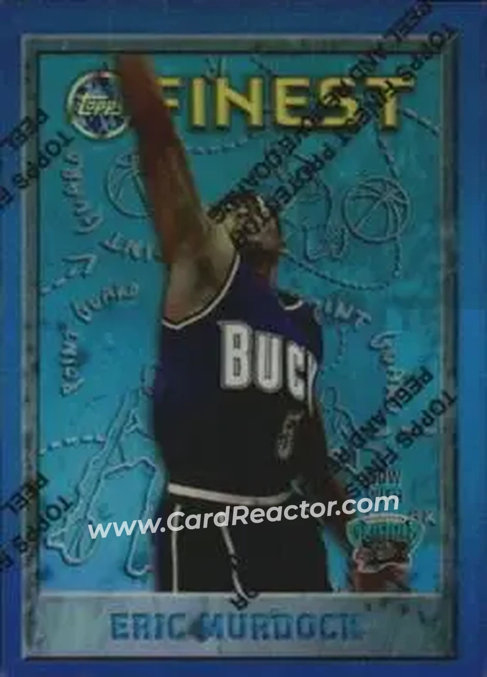1995-96 Finest - Refractors #183 - Eric Murdock - Vancouver Grizzlies - Front