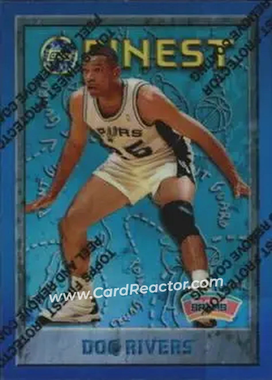 1995-96 Finest - Refractors #212 - Doc Rivers - San Antonio Spurs - Front 1995-96 Finest - Refractors #212 - Doc Rivers - San Antonio Spurs - Front