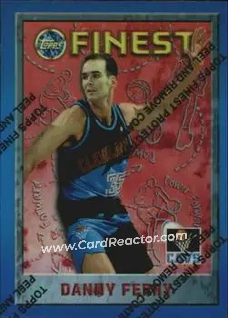 1995-96 Finest - Refractors #225 - Danny Ferry - Cleveland Cavaliers - Front