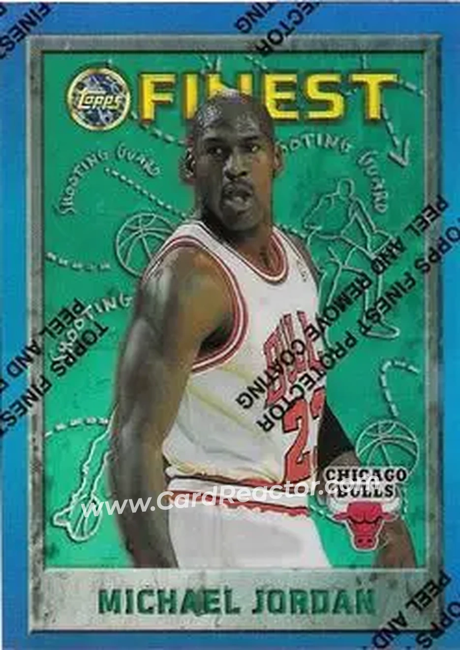1995-96 Finest - Refractors #229 - Michael Jordan - Chicago Bulls - Front
