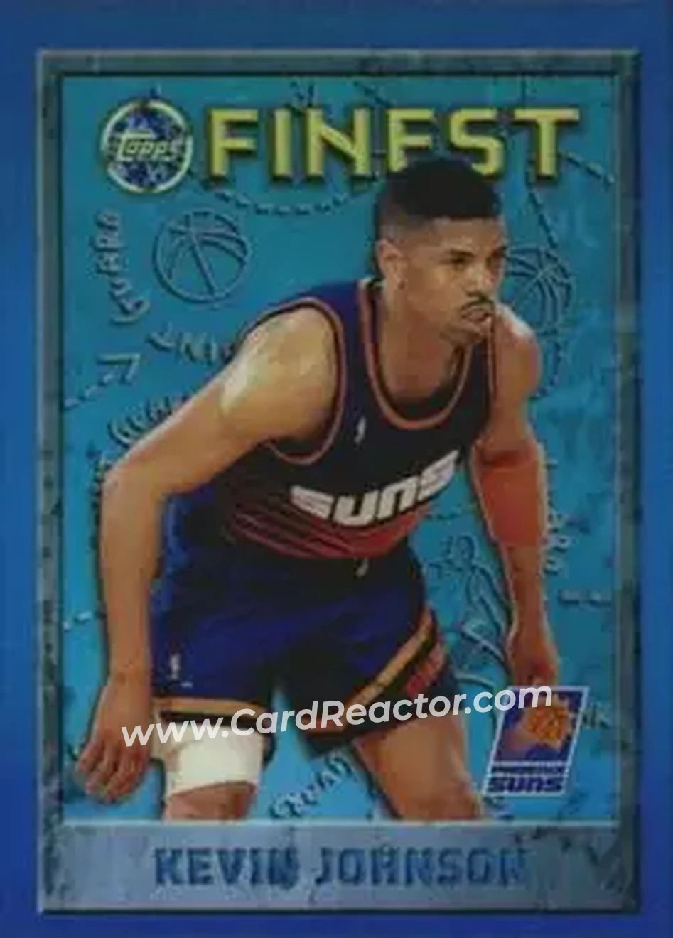 1995-96 Finest - Refractors #237 - Kevin Johnson - Phoenix Suns - Front