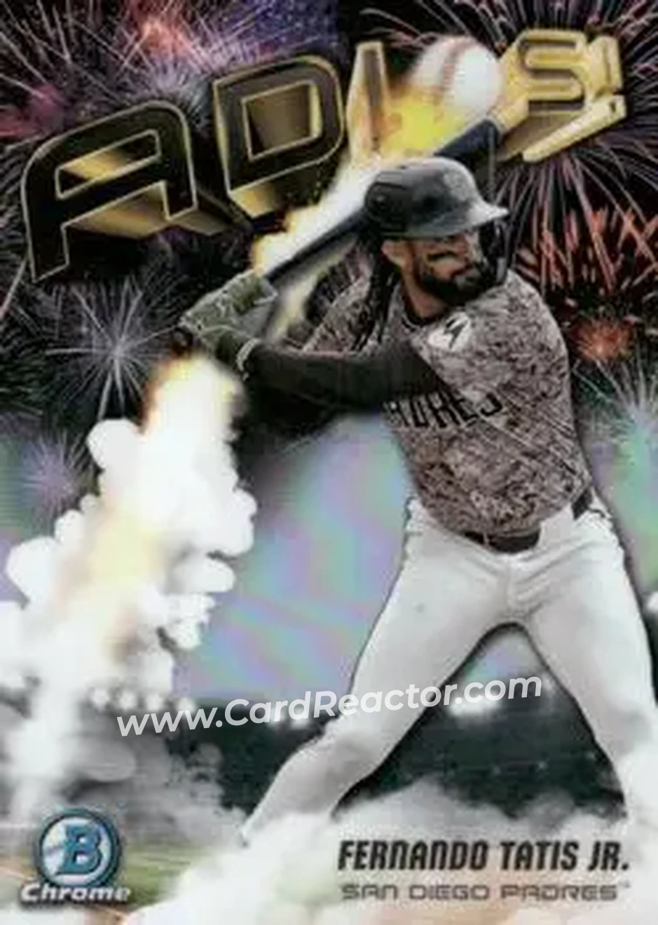2025 Bowman Chrome - Adios #AD-7 - Fernando Tatis Jr. - San Diego Padres - Front