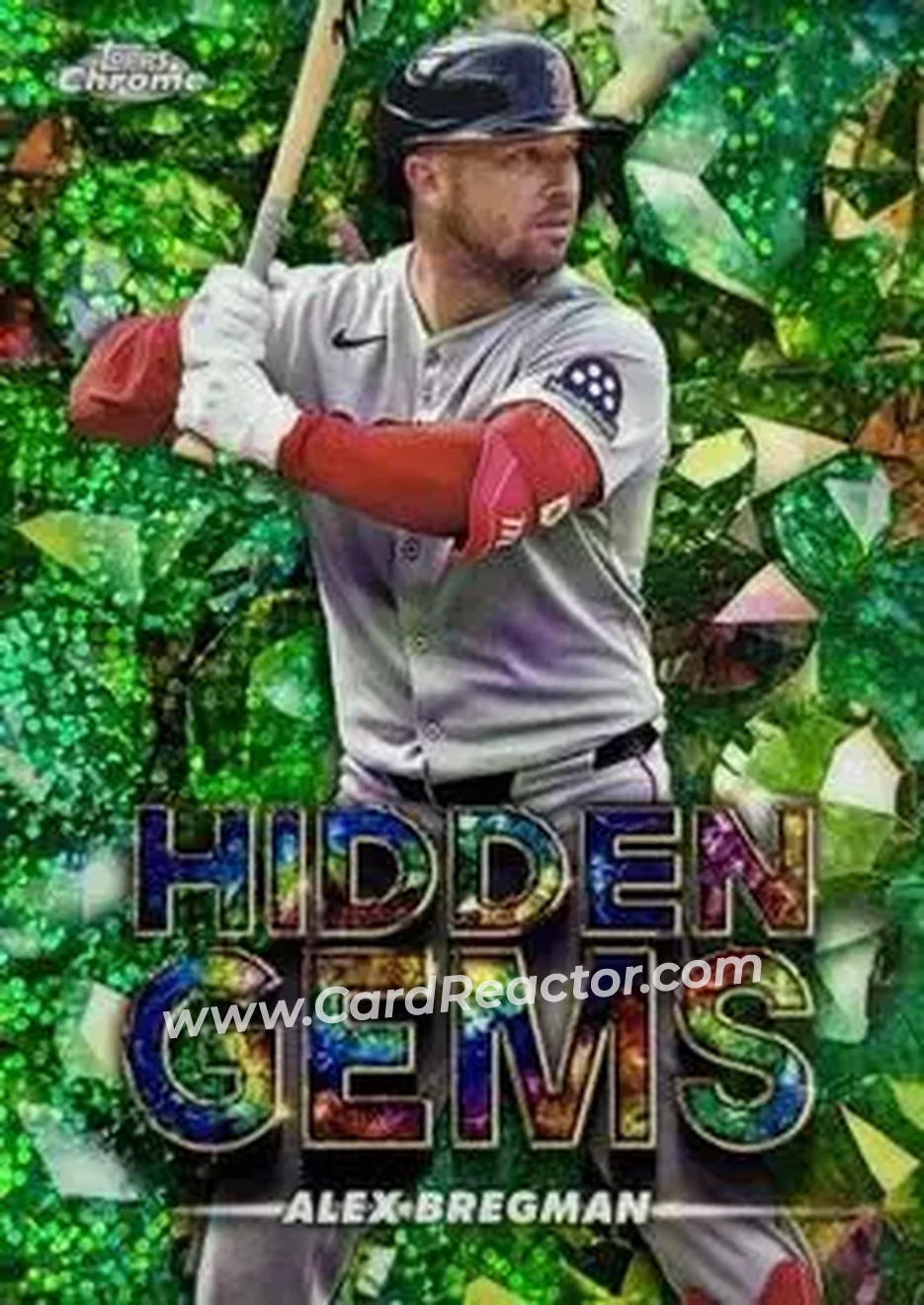 2025 Bowman Chrome - Hidden Gems #HG-29 - Alex Bregman - Boston Red Sox - Front