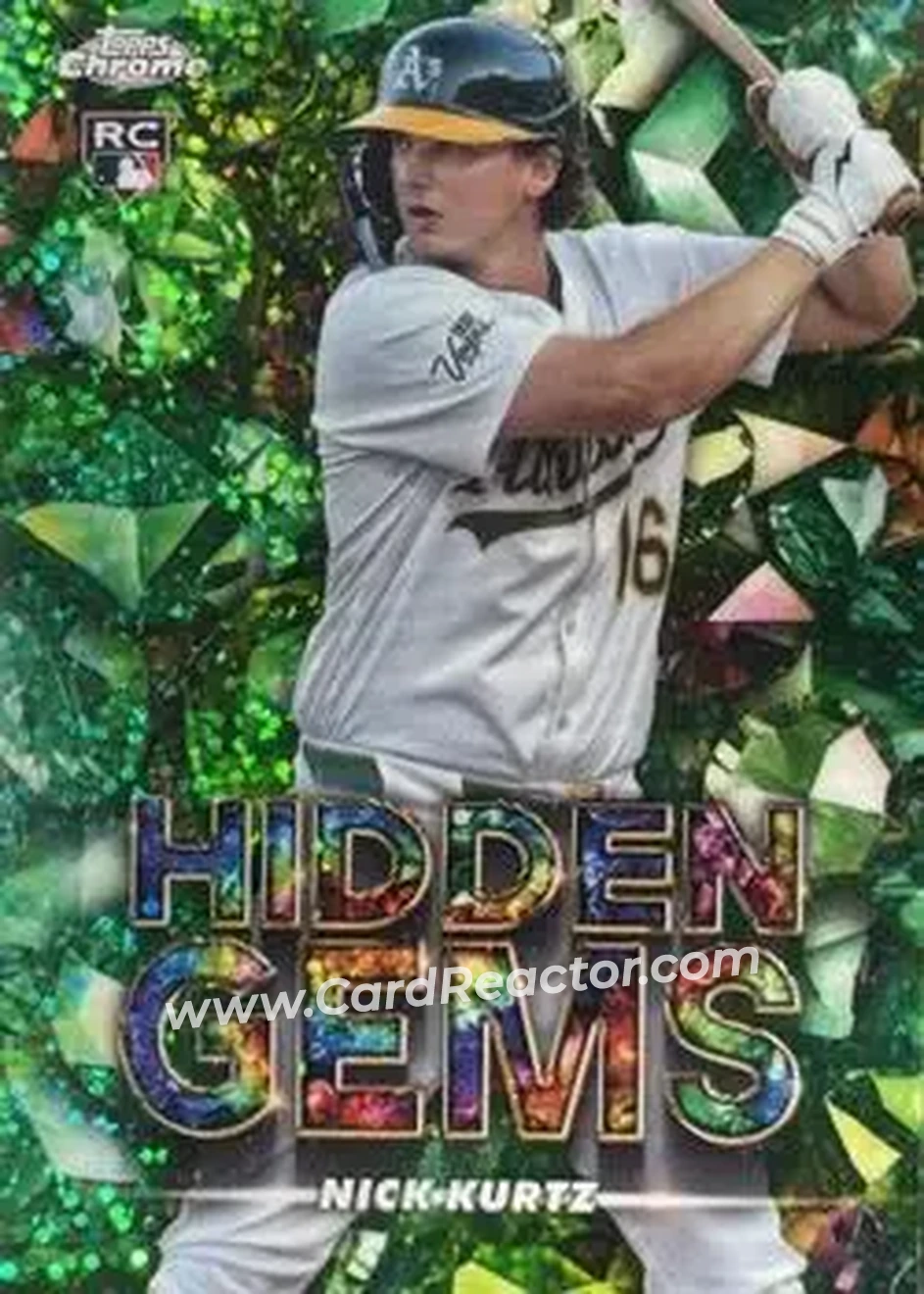 2025 Bowman Chrome - Hidden Gems #HG-36 - Nick Kurtz - Athletics - Front