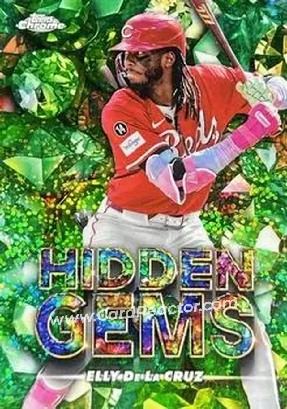 2025 Bowman Chrome - Hidden Gems #HG-38 - Elly De La Cruz - Cincinnati Reds - Front