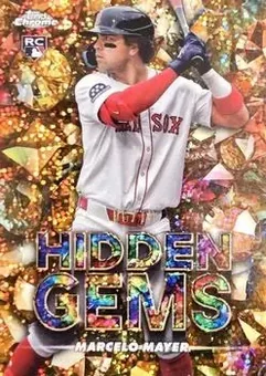 2025 Bowman Chrome #HG-35 Hidden Gems Citrine Marcelo Mayer