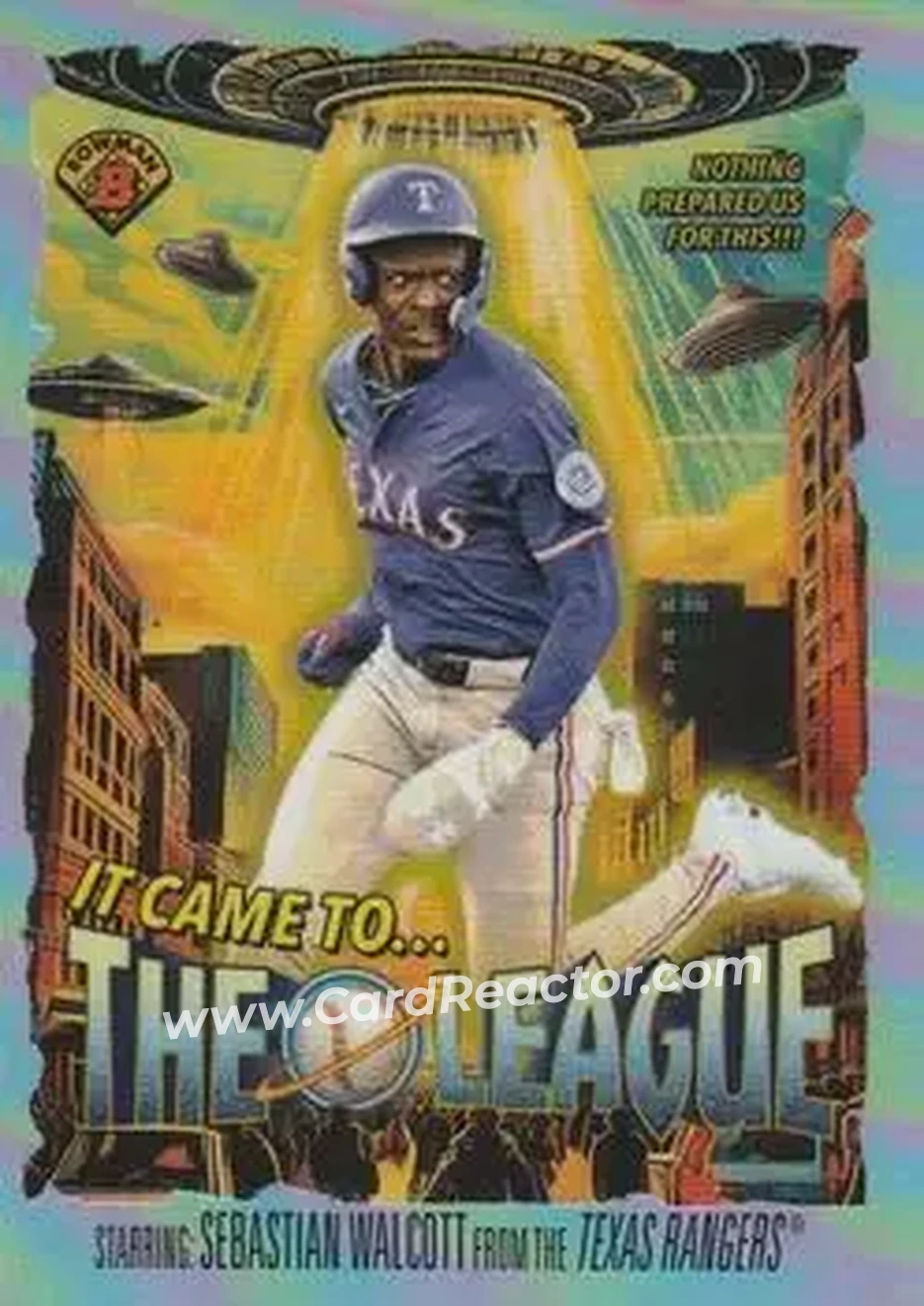 2025 Bowman Chrome - It Came To The League #IT-1 - Sebastian Walcott - Texas Rangers - Front