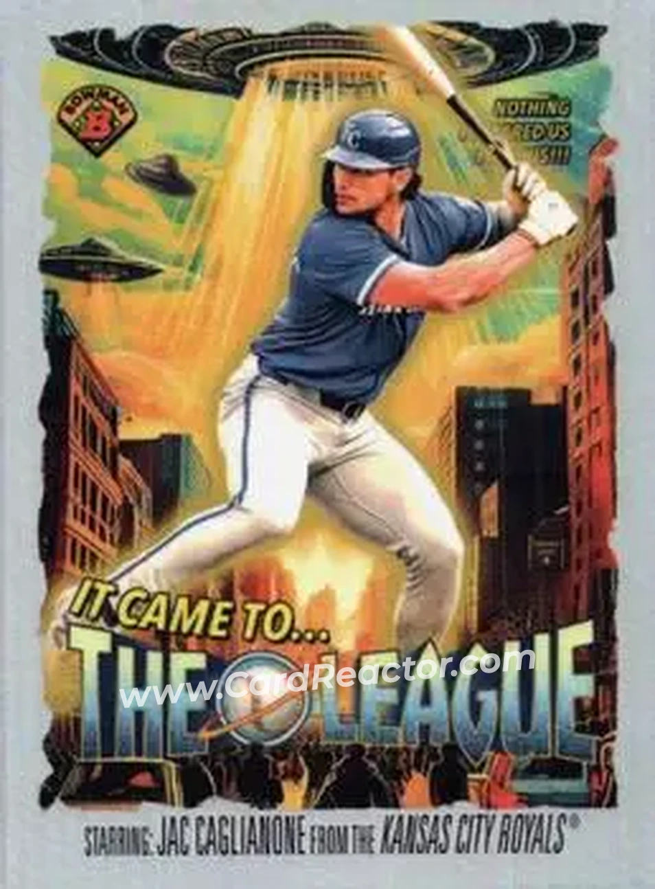 2025 Bowman Chrome - It Came To The League #IT-4 - Jac Caglianone - Kansas City Royals - Front