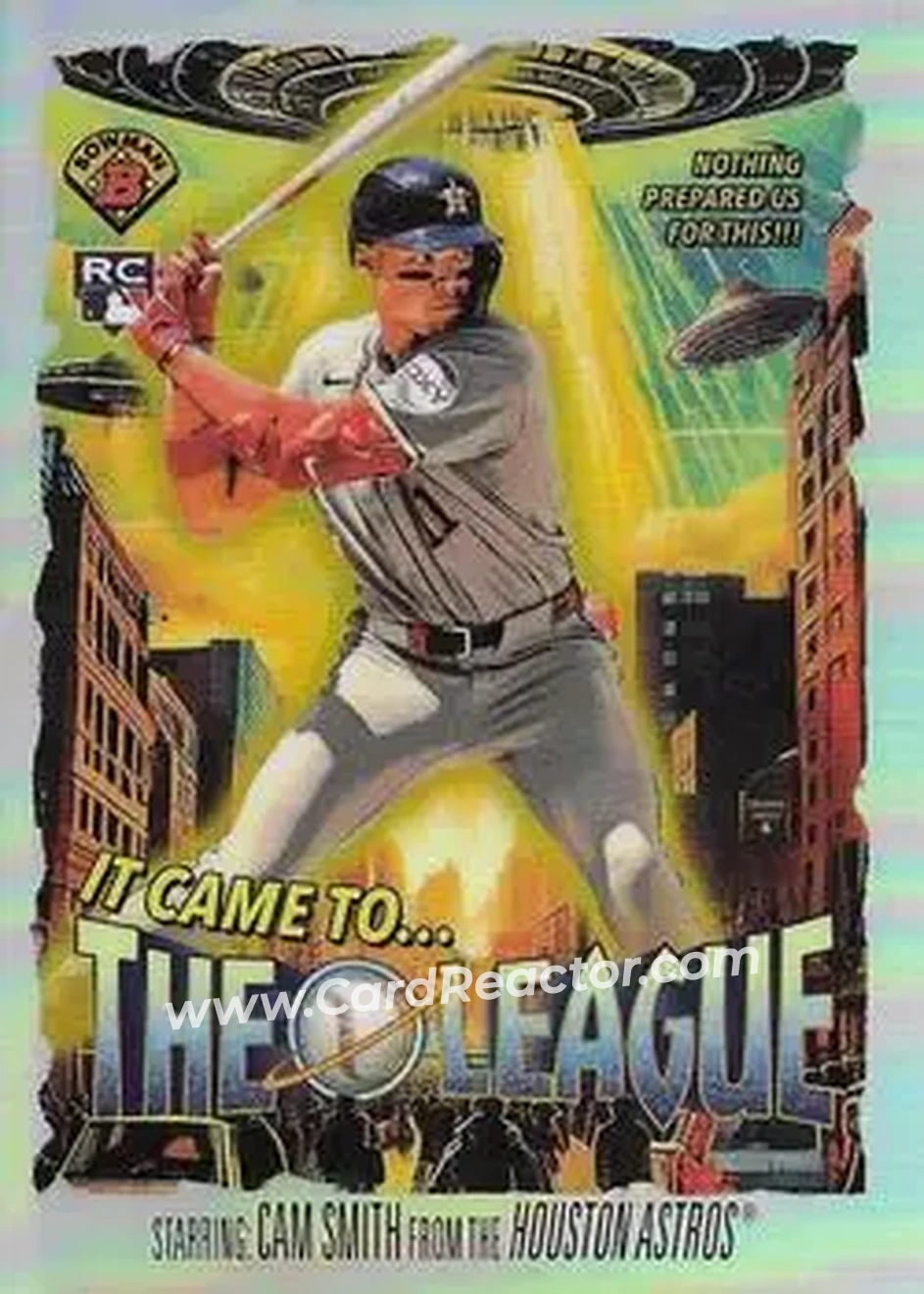 2025 Bowman Chrome - It Came To The League #IT-9 - Cam Smith - Houston Astros - Front