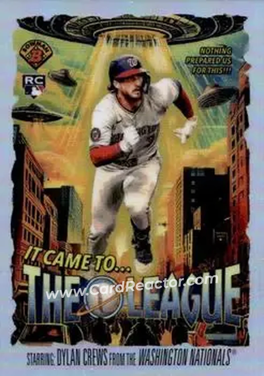 2025 Bowman Chrome - It Came To The League #IT-13 - Dylan Crews - Washington Nationals - Front