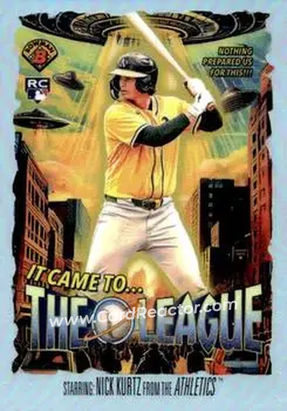 2025 Bowman Chrome - It Came To The League #IT-16 - Nick Kurtz - Athletics - Front