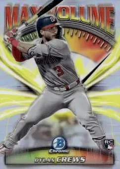 2025 Bowman Chrome #MV-9 Max Volume Dylan Crews