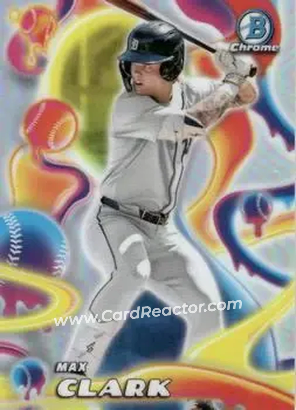 2025 Bowman Chrome - Melt Mashers #MM-18 - Max Clark - Detroit Tigers - Front