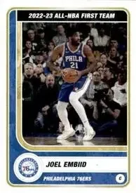 2023-24 Panini NBA Sticker & Card Collection (European Edition) #4 - Joel Embiid - Philadelphia 76ers