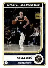2023-24 Panini NBA Sticker & Card Collection (European Edition) #9 - Nikola Jokić - Denver Nuggets