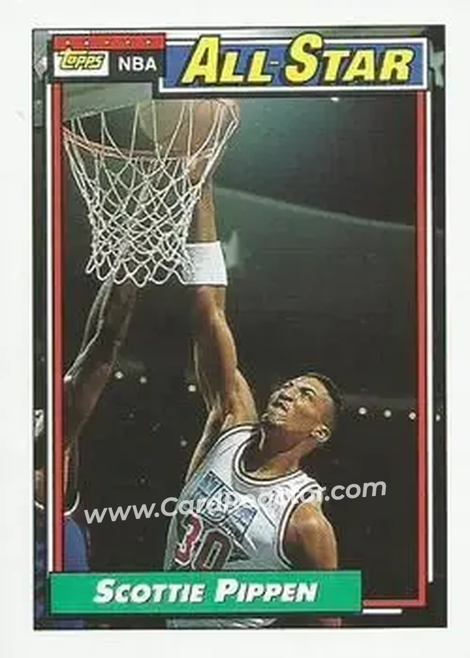 1992-93 Topps #103 - Scottie Pippen - Chicago Bulls - Front