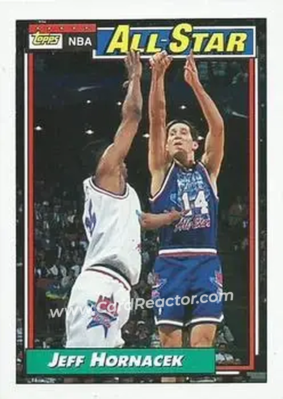 1992-93 Topps #112 - Jeff Hornacek - Phoenix Suns - Front
