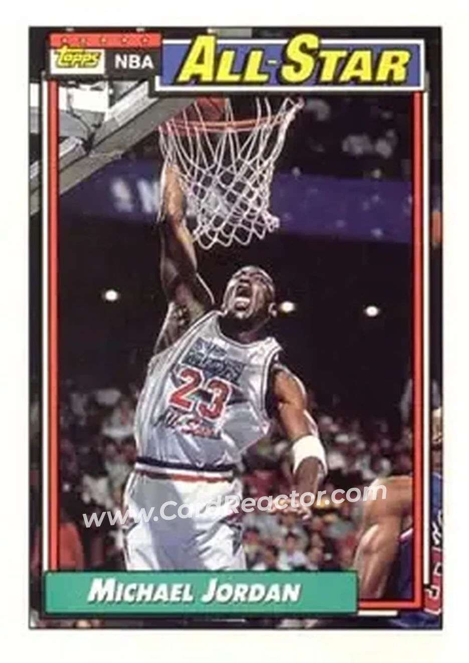 1992-93 Topps #115 - Michael Jordan - Chicago Bulls - Front