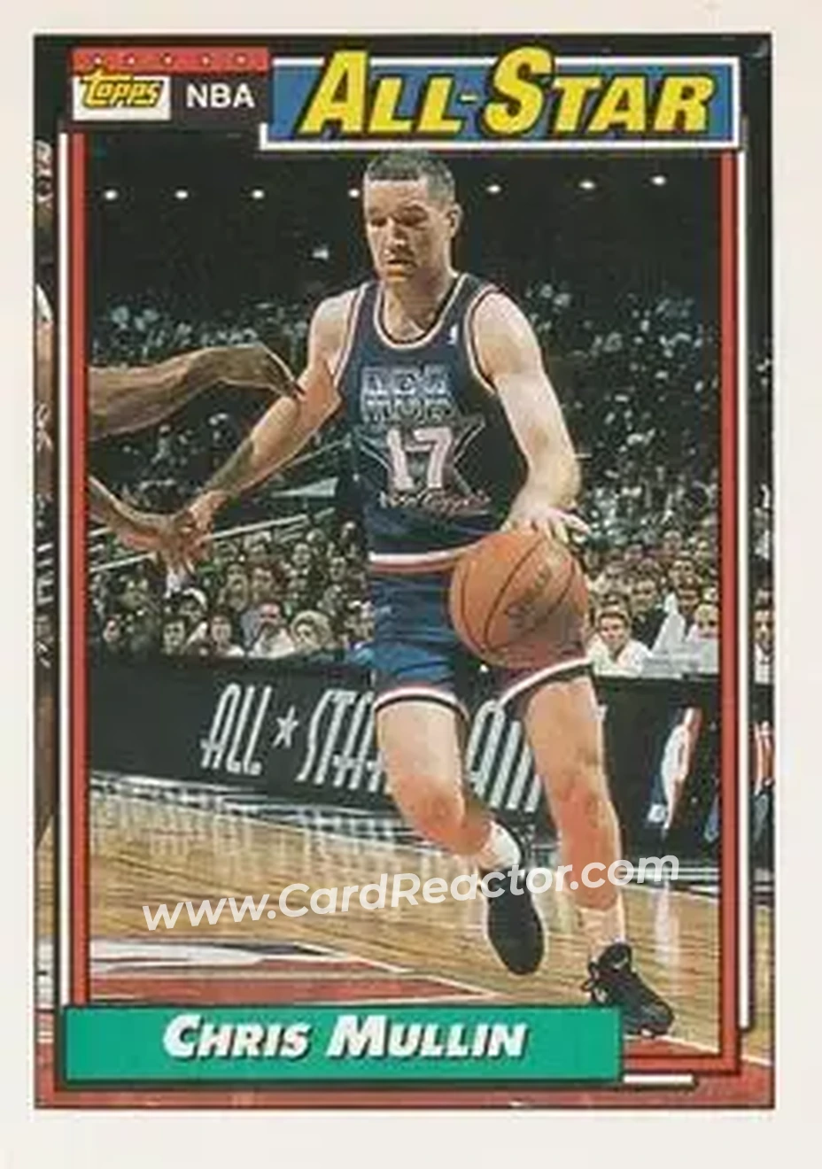 1992-93 Topps #120 - Chris Mullin - Golden State Warriors - Front