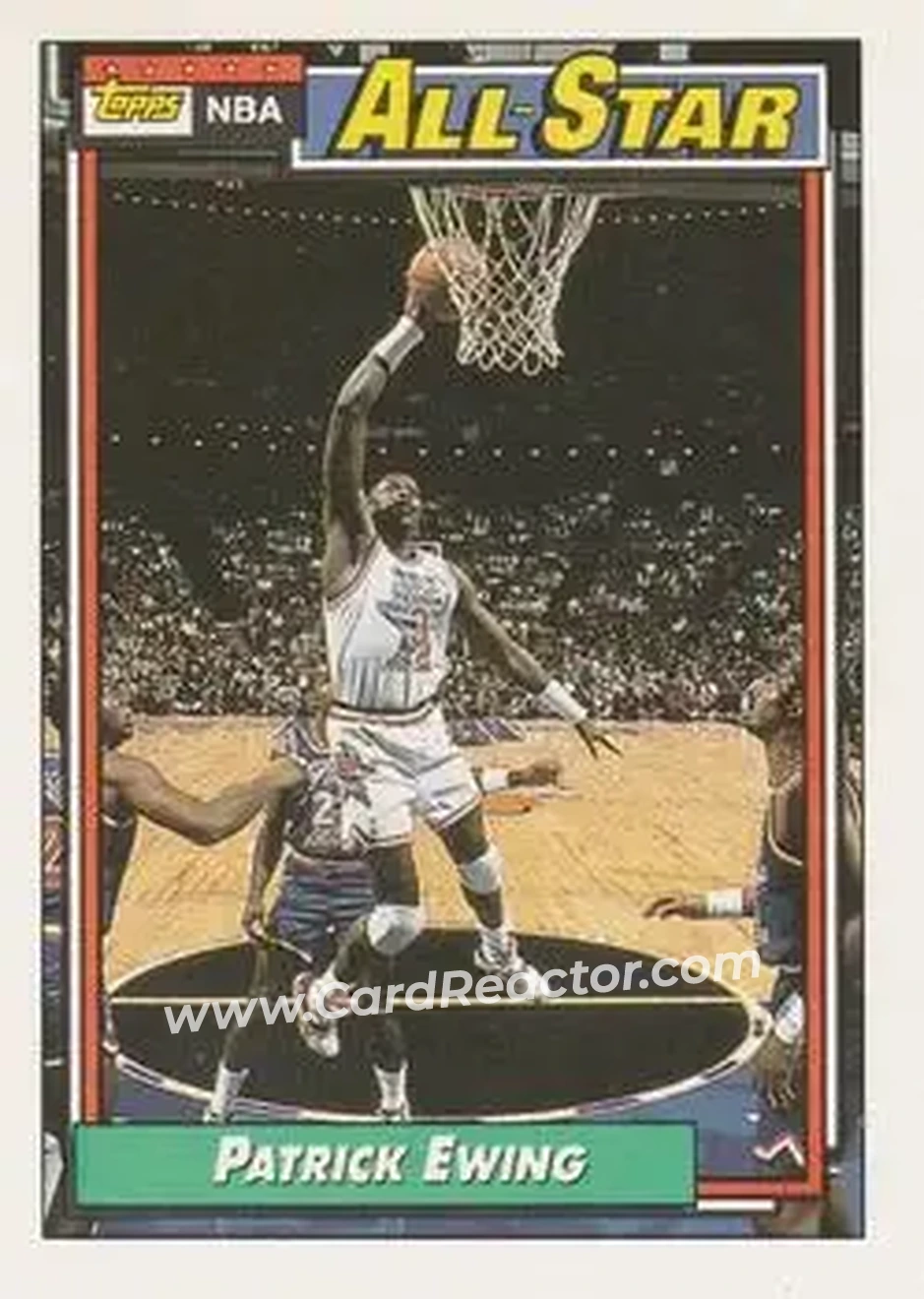 1992-93 Topps #121 - Patrick Ewing - New York Knicks - Front