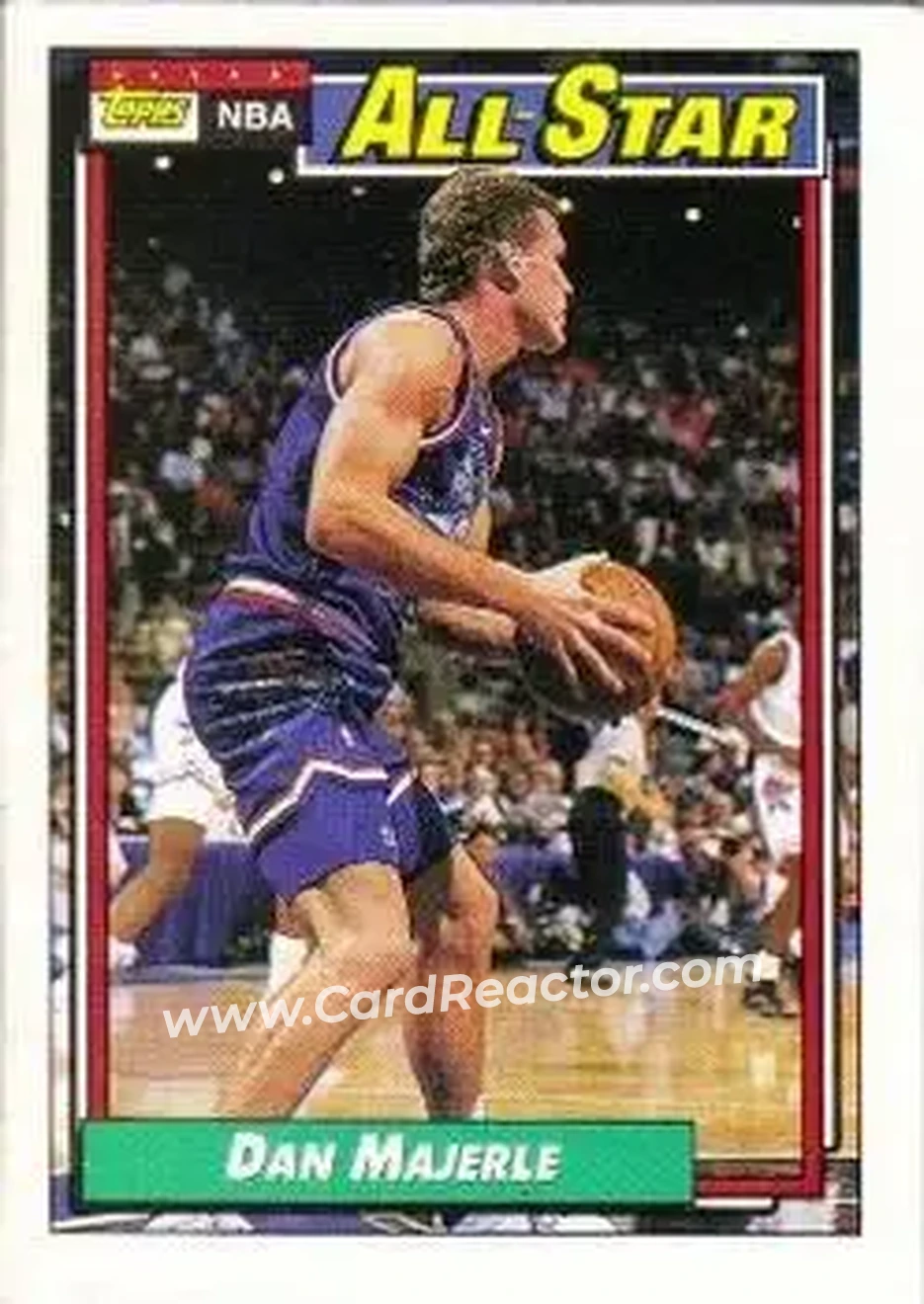 1992-93 Topps #122 - Dan Majerle - Phoenix Suns - Front