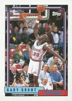 1992-93 Topps #164 - Gary Grant - Los Angeles Clippers