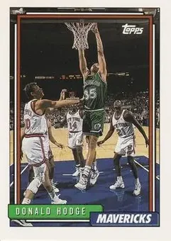 1992-93 Topps #178 - Donald Hodge - Dallas Mavericks