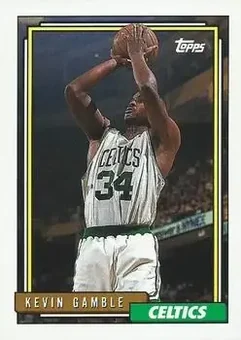 1992-93 Topps #183 - Kevin Gamble - Boston Celtics