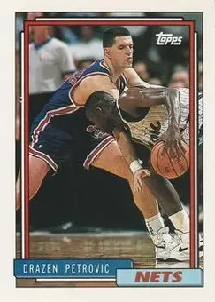 1992-93 Topps #234 - Dražen Petrović - New Jersey Nets