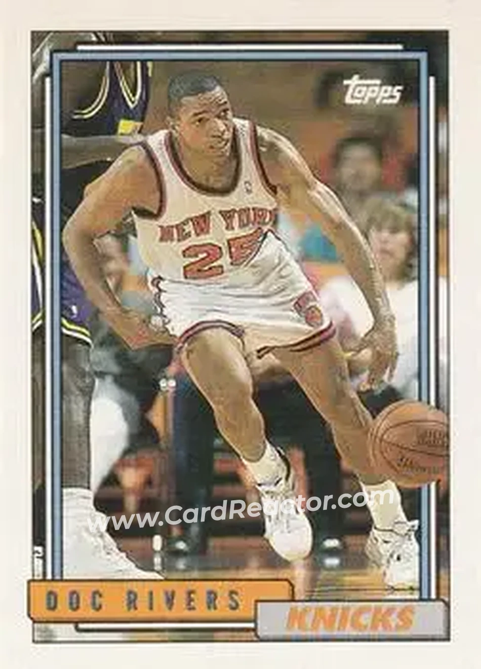 1992-93 Topps #290 - Doc Rivers - New York Knicks
