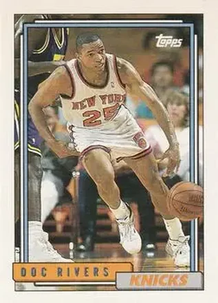 1992-93 Topps #290 - Doc Rivers - New York Knicks