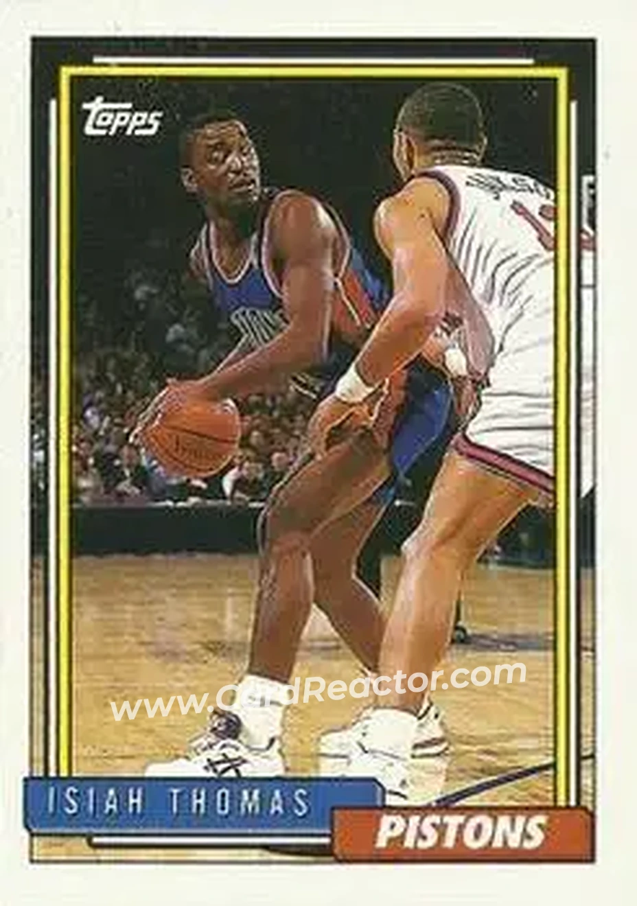 1992-93 Topps #331 - Isiah Thomas - Detroit Pistons
