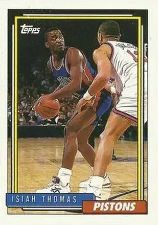 1992-93 Topps #331 - Isiah Thomas - Detroit Pistons